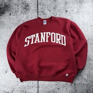 Vintage 90s Russell Athletic Stanford University Sweatshirt XL Made in USA